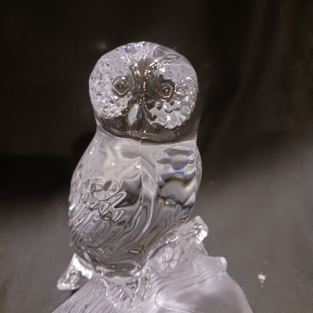 D'Arques solid crystal owl - Picture 2 of 8